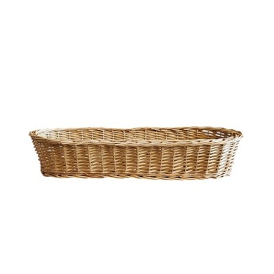 Panera servir oval mimbre natural 40x14x8 5cm