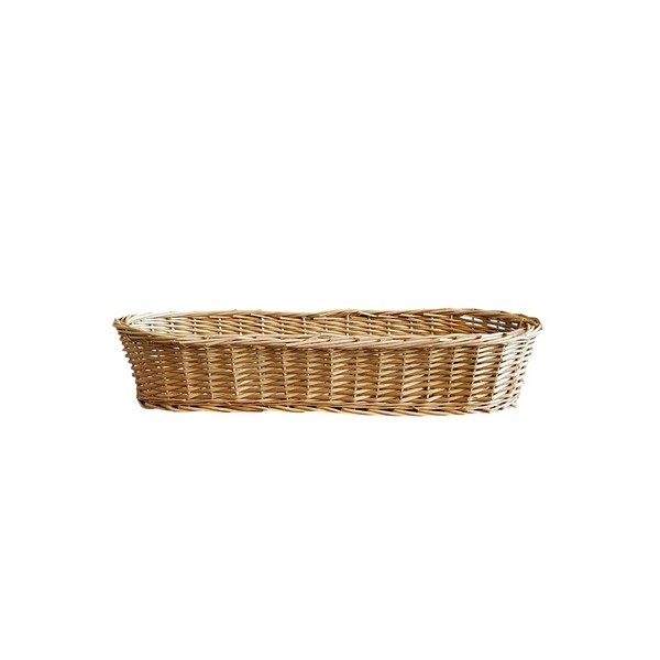 Panera servir oval mimbre natural 40x14x8,5cm