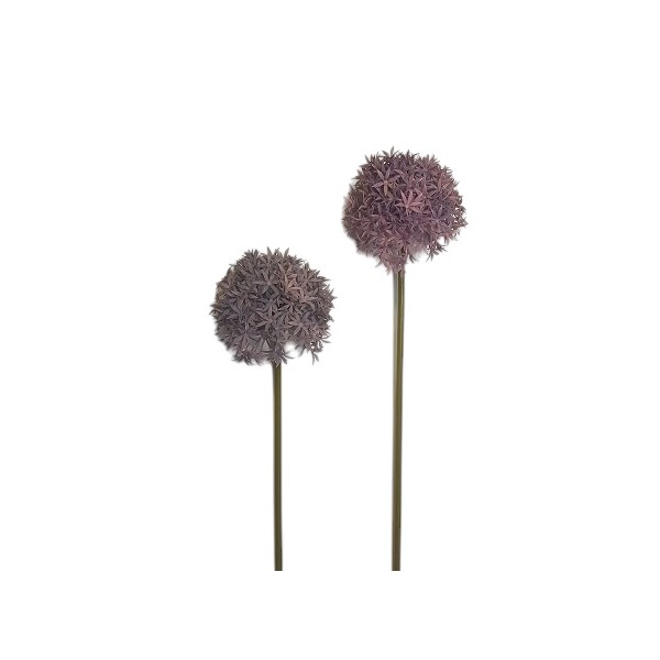 Allium artificial plástico  9cm x 60cm lila