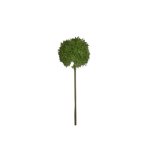 Allium artificial plástico  9cm x 60cm verde
