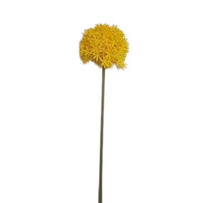 Allium artificial plástico  9cm x 60cm amarillo