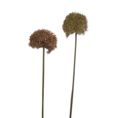 Allium artificial plástico  9cm x 60cm malva