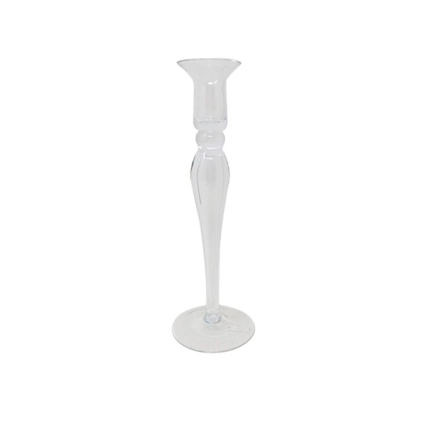 Portavela cristal candelabro Alt.25 d.8cm