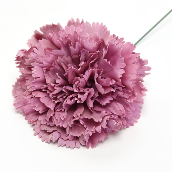 Flor de flamenca clavel d.10cm rosa morado