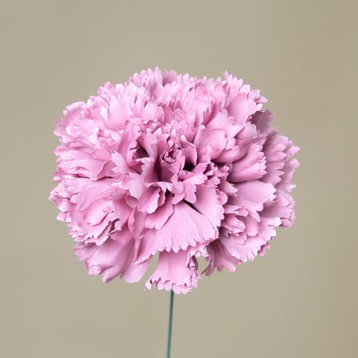 Flor de flamenca clavel d 10cm rosa empolvado