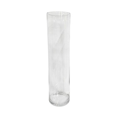 Florero cristal cilíndrico Alt 60cm x d 15cm 