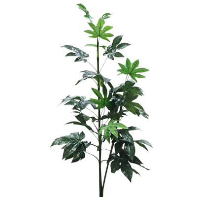 Planta artificial 120 aralia verde x 3t x120cm