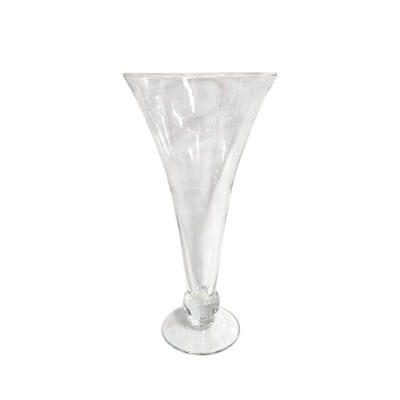 Florero cristal copa de cala Alt 43cm d 23cm