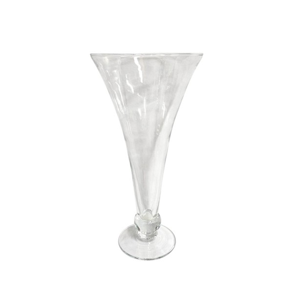 Florero cristal copa de cala Alt.43cm d.23cm