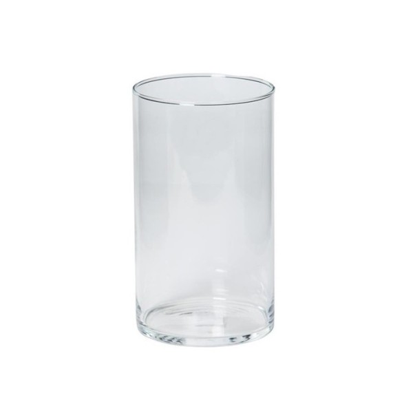 Florero cristal cilíndrico Alt.14,5cm x Ø 8,5cm 