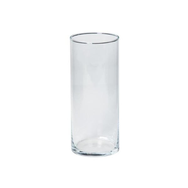 Florero cristal cilíndrico Alt.20cm x Ø 8,5cm 