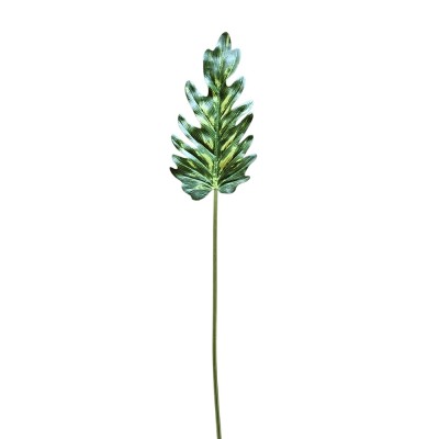 Hoja philodendro xanadu variegata 90cm