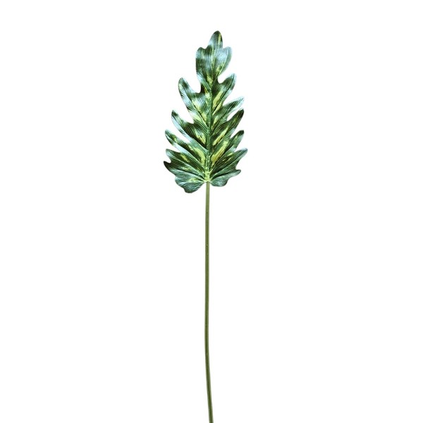 Hoja philodendro xanadu variegata 90cm