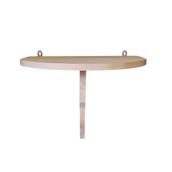 Ménsula madera pino natural 40x32x30cm