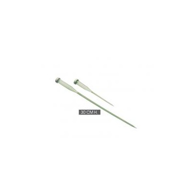 Tubo plástico 15cm para flores naturales con punta para pinchar