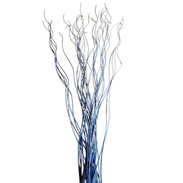 Curly willow 150cm azul
