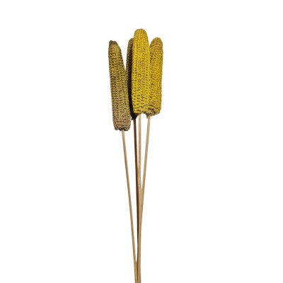 Maíz mazorca 60cm 4pzs amarillo