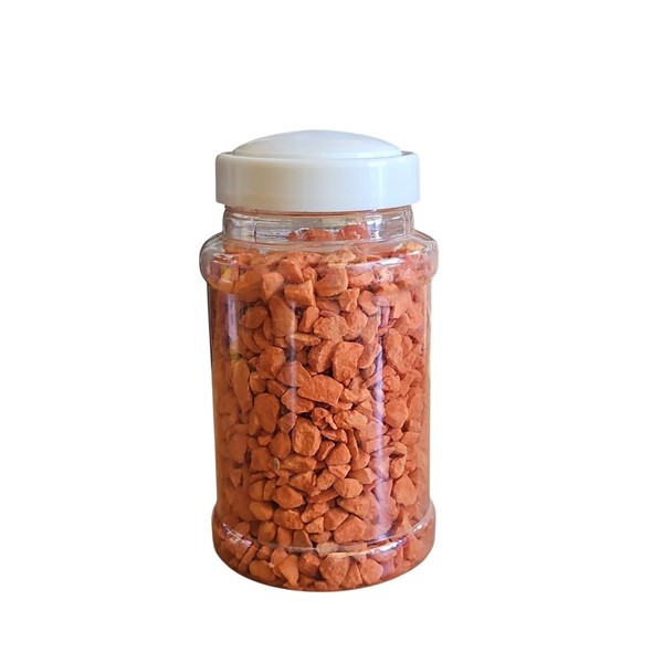 Bote de piedra 700gr. naranja