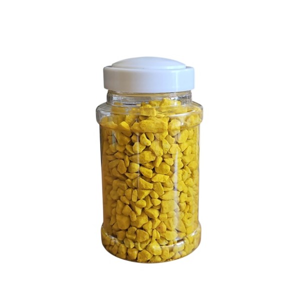 Bote de piedra 700gr. amarillo