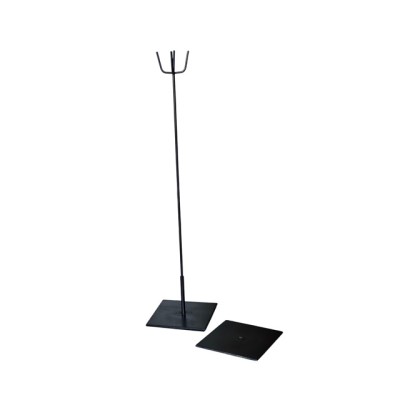 Alquiler soporte hierro 400001 h  110cm   base   placa peso