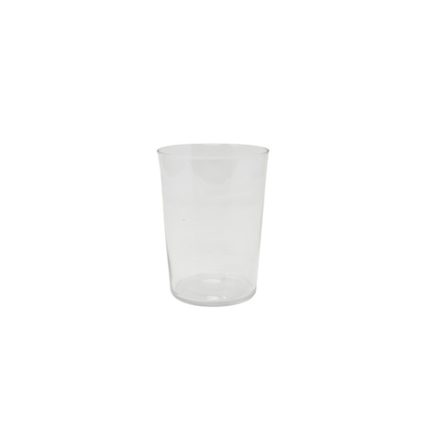 Alquiler portavela cristal h.11,6cm Ø 8,5cm