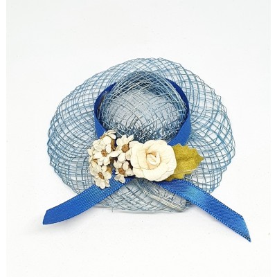 Sombrero sima mini d.7cm azul