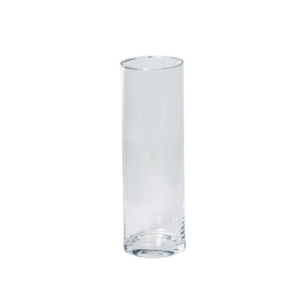 Florero cristal cilíndrico Alt.25cm x Ø 8,5cm 