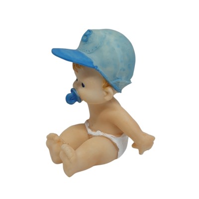 Bebe gorro azul 5 x 4 x3cm