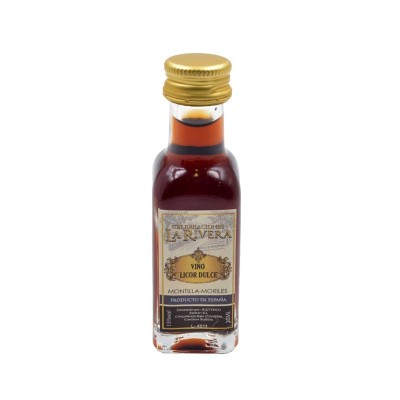 Vino Pedro Ximénez Marasca 15  20ml botella cristal Alt 9cm