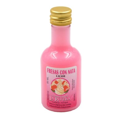 Refresco Alba 50ml Frasca plástico fresa con nata