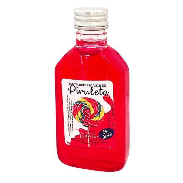 Refresco petaca plástico 50ml piruleta Alt.9cm