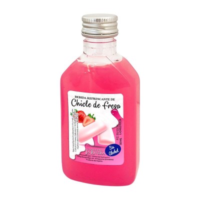 Refresco petaca plástico 50ml chicle de fresa