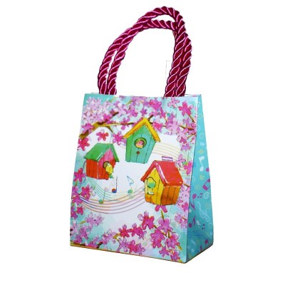 Bolsa papel caja pajaritos