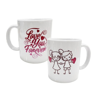 Taza love you forever 9 x 8cm