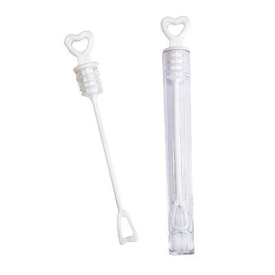 Pompero personalizable blanco corazón 10 5cm