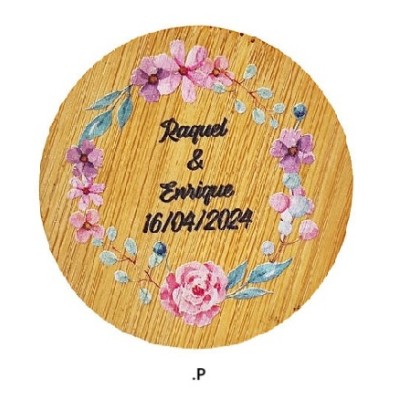 Abridor de botellas con imán d.6cm personalizable