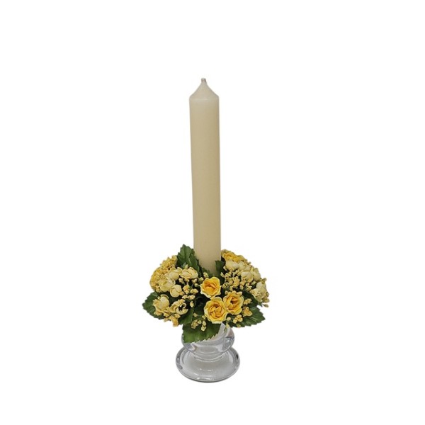 Candel ring o aro para velas  9099 (blanco)