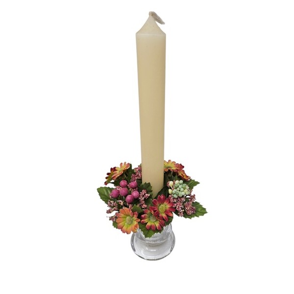 Candel ring o aro para velas  9116 (granate)
