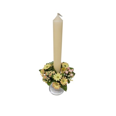 Candel ring o aro para velas  9116  salmón 
