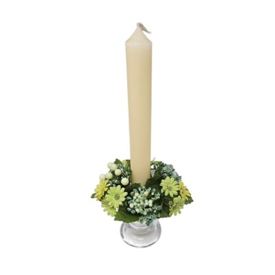 Candel ring o aro para velas  9116  verde 