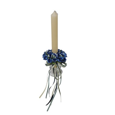 Candel ring o aro para velas    55  azul 