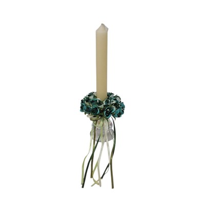 Candel ring o aro para velas    55  verde 