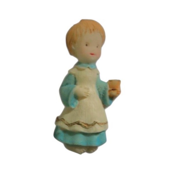 Figura mini niño monaguillo plano 4cm c/cáliz