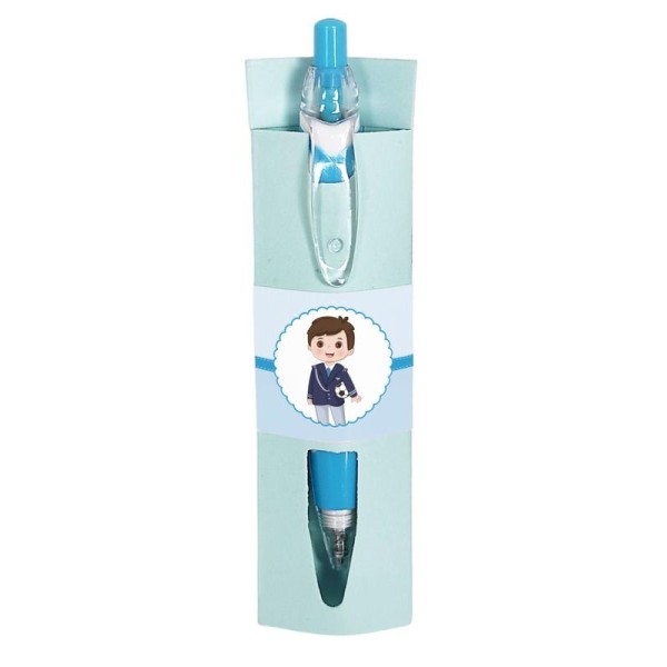 Envase funda + bolígrafo comunión niño