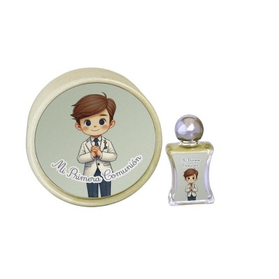 Agua de colonia 10ml envase cristal caja comunión niño