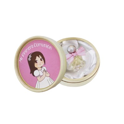 Agua de colonia 10ml envase cristal caja comunión niña