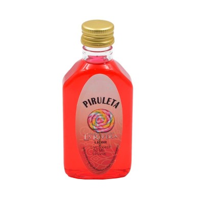 Licor 50ml petaca 15  Alt 9cm piruleta