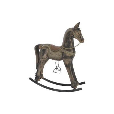 Caballo balancín madera 50X15X63cm