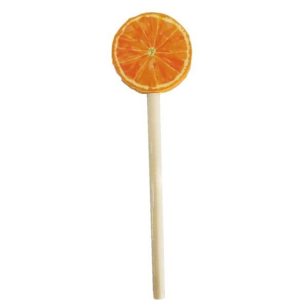 Bolígrafo rodaja naranja