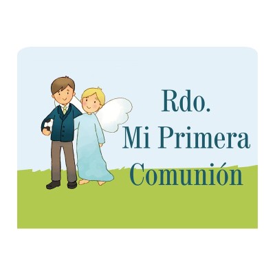 Pliego 56 pegatinas Rdo  Mi Primera Comunión